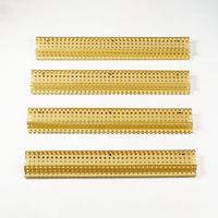 Supports et pousseurs de Mahjong en acrylique de 20 pouces, design cannage doré festonné, support magnétique en rotin pour Mahjong