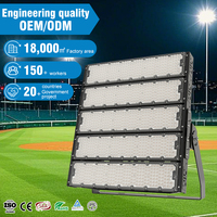 Fabricantes Chinos de Lámparas LED de Alta Potencia para Estadios, de Aluminio, 200W 400W 600W 800W 1000W 1200W