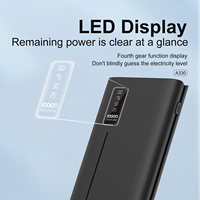 Aspor A330, Batería Externa Portátil de 10000mAh, Delgada y Compacta, con Doble USB