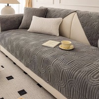 Housse de chaise en tissu velours cristal housse de canapé fauteuil housse de canapé un siège protecteur sensation douce