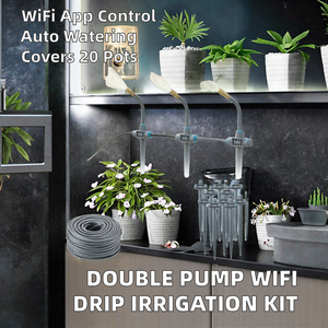 Sistema de Riego por Goteo Automático con Doble Bomba y Compensación de Presión, Dispositivo de Riego Inteligente WIFI con Control por Aplicación, Blanco 20 - Product Image 2