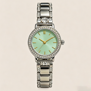 Reloj de Pulsera de Acero Inoxidable de Lujo para Mujer, de Alta Calidad OEM, Movimiento de Cuarzo, Logotipo Personalizado, Venta al Por Mayor - Product Image 6