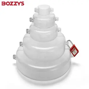 BOZZYSPC耐久性のあるプラスチック製安全回転標準ゲートバルブロックアウト産業用