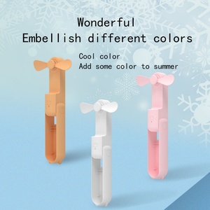 Custom Portable Mini USB Fan Summer Handheld Air Cooler Rechargeable <b>Battery</b> Multiple Colours Car Outdoor Use OEM Installation - Product Image 3