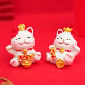 Nuevos adornos <span class=keywords><strong>de</strong></span> la serie <span class=keywords><strong>de</strong></span> la suerte para las fiestas * Muñeco <span class=keywords><strong>de</strong></span> gato creativo y próspero, regalos festivos <span class=keywords><strong>de</strong></span> mano para inauguraciones, venta al por mayor - Product Image 2