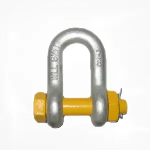 WLL 85 T Shackle 3นิ้วความปลอดภัยBolt Chain Shackle