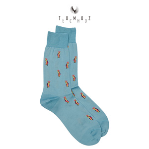 Calcetines <span class=keywords><strong>de</strong></span> Vestir para Hombre, Verano, Hechos con Algodón Egipcio Premium 60S, Transpirables y Antibacterianos, Base Delgada con Logotipo, Comodidad Durante Todo el Día - Product Image 3