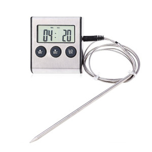 TP700 Probe <strong>Thermometer</strong> <strong>with</strong> <strong>Timer</strong> Alarm Function BBQ Grill &amp; Food <strong>Thermometer</strong> OEM Customizable - Product Image 3