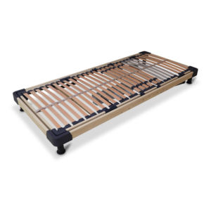 Оптовая продажа с завода, регулируемая электрическая подъемная кровать, основание для больницы, Современная тканевая двухместная кровать с текстурой древесины - Product Image 3