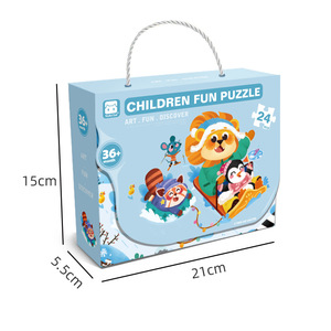 <strong>Puzzles</strong> Kids Ages 3-5 in Color Box, Educational <strong>Puzzle</strong> <strong>Games</strong> <strong>Puzzle</strong> Toys for Girls and Boys - Product Image 1