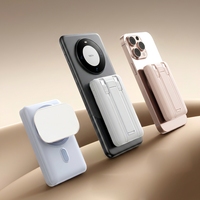 Batterie externe magnétique sans fil haute capacité 10000 mAh, chargeur rapide portable avec Type-C pour appareils intelligents universels