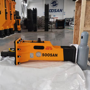 Martillo hidráulico SOOSAN SB10 tipo caja martillo de demolición de roca silenciosa con placa compatible para miniexcavadoras de 0,8-2,5 toneladas - Product Image 1
