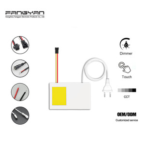 Miễn phí mẫu LED gương mờ cảm biến cảm ứng chuyển đổi một nút một/ba màu 100-240V DC12V 12W tích hợp trình điều khiển điện - Product Image 5