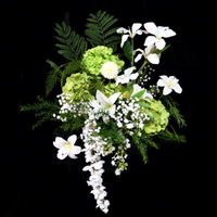 Fleurs artificielles haut de gamme en mousse et soie, style forêt, pour arrangements floraux d'hôtel, de salon et de mariage, directement de l'usine du Shandong