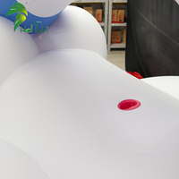 Chaise gonflable géante en forme de lapin blanc, adorable et confortable, jouet d'anime