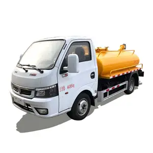 Fabrieksprijs Nieuwe Of Gebruikte Dongfeng Mini 2.5m3 Vacuüm Riolering Zuigwagen Septic Tank Te Koop