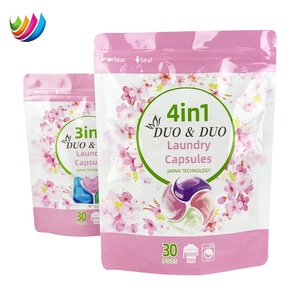 Emballage debout exfoliant en plastique à impression personnalisée avec fermeture à glissière sacs de savon en feuille d'aluminium pour sceller l'arrière du savon fait <span class=keywords><strong>maison</strong></span> - Product Image 4