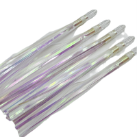 Leurres plombés arc-en-ciel Flash Mylar Ballyhoo Duster vente en gros de matériel de pêche Sabiki appâts de natation