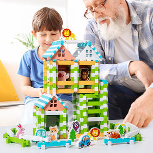 Offre Spéciale bricolage mortaise Tenon blocs de construction ensembles Montessori éducatif bois <span class=keywords><strong>maison</strong></span> Puzzles Cube jeu enfants unisexe garçons filles - Product Image 3