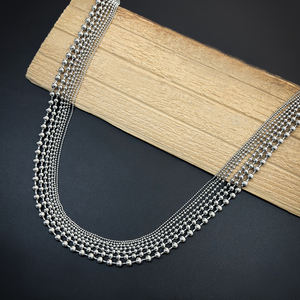 <span class=keywords><strong>Cadena</strong></span> <span class=keywords><strong>de</strong></span> Bolas VAF <span class=keywords><strong>de</strong></span> 1.2/1.5/2/2.4/3/4/5 mm, Collar <span class=keywords><strong>de</strong></span> Acero Inoxidable <span class=keywords><strong>de</strong></span> Alta Calidad, Longitudes 40/45/50/60/65/<span class=keywords><strong>70</strong></span>/75/80 <span class=keywords><strong>cm</strong></span> - Product Image 4