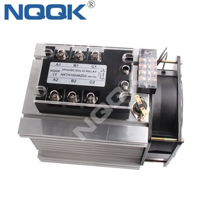 รีเลย์3เฟส SSR 100A 32V DC ถึง480V AC พร้อมแผงระบายความร้อน - Product Image 3