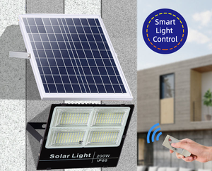 25W 40W 60W <span class=keywords><strong>120W</strong></span> 200W Đèn pha 12 thế hệ máy chiếu ngoài trời nhôm năng lượng mặt trời dẫn lũ chiếu sáng với màn hình hiển thị - Product Image 6