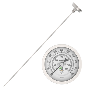 Sonda industrial do solo do termômetro concreto de aço inoxidável 10-290 °<span class=keywords><strong>C</strong></span> 50-550 °<span class=keywords><strong>F</strong></span> do asfalto