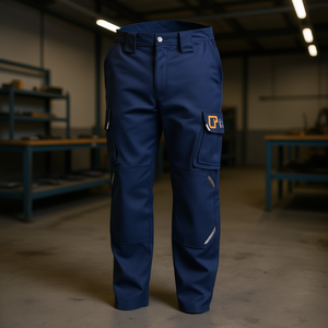 Pantalon de travail classique noir taille M avec poches cargo – Vêtement de sécurité - Product Image 3