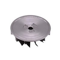 Usiné CNC Inconel / TC4 / 7075 aluminium billette Turbine roue Turbine arbre roue 5 axes CNC dessins de bienvenue