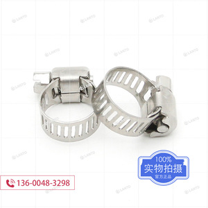 Collier de serrage en acier inoxydable 304, type soudé, finition 2B, norme GB, section ronde - Product Image 2
