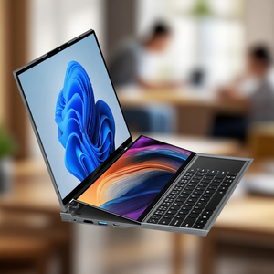 Oem đôi màn hình 16 + 14 inch máy tính xách tay máy tính màn hình cảm ứng tốt nhất mua Core I7 chơi game máy tính xách tay - Product Image 1