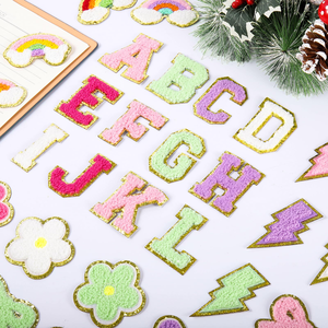 Factory Wholesale Self-Adhesion Chenille Embroidery Letter <strong>Patch</strong>,wholesale Embroidered <strong>Patches</strong> for Down <strong>Jackets</strong> Raincoat <strong>Patch</strong> - Product Image 1