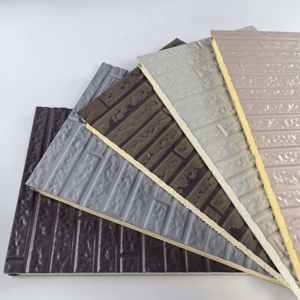 Großhandel Moderne Brandschutz PU-Sandwichplatten – Top-Angebot für Gedämmte Außenwand-Fassadenplatten im Hausziegel-Stil - Product Image 3