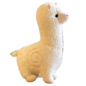 ตุ๊กตาเด็กน่ารักหมอนผ้านอนตุ๊กตา Alpaca ตุ๊กตายัดไส้สัตว์เลี้ยงแกะของเล่นตุ๊กตา