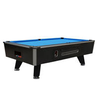 Table de Billard Commerciale à Monnayeur de Haute Qualité 8ft, Table de Billard 3 en 1 pour Jeu d'Intérieur avec Accessoires