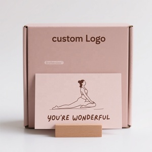 Custom Designed Fitness Guide Training <strong>Cards</strong> <strong>Printing</strong> High Quality Yoga <strong>Card</strong> Set Fitness <strong>Cards</strong> for Women - Product Image 2