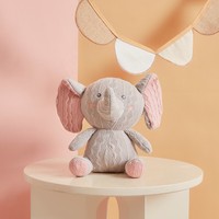 Crochet doux éléphant tricoté poupée dinosaure lapin Koala bébé couette Animal en peluche animaux en peluche et jouets en peluche