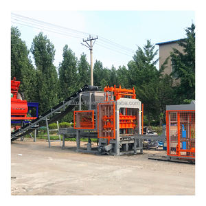 Máquina Automática para Fabricar Bloques de Hormigón Huecos de Diseño Moderno QT5-15 Guinea, Máquina para Ladrillos de Cemento con Sistema de Rotura - Product Image 3