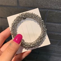 2025 Kristall perlen Haar gummis Dual-Purpose-Haarschmuck für Frauen Pferdes chwänze Brötchen Frisuren