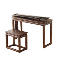 Tabouret de table antique en bois massif moderne pour salon, études chinoises, thé et calligraphie