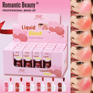 Fard à joues liquide coréen, maquillage waterproof longue tenue, haute pigmentation, fini mat, végan, ODM, multi-usages pour le visage - Product Image 4