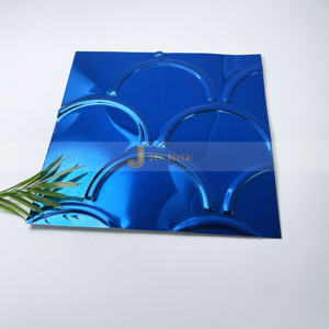 Panneau en acier inoxydable personnalisé EX433 avec gravure en relief pour la décoration commerciale des hôtels - Product Image 5