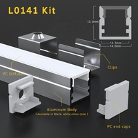Chaîne transparente en alliage de lumière LED, Extrusion, profil en aluminium, givré au lait, livraison gratuite