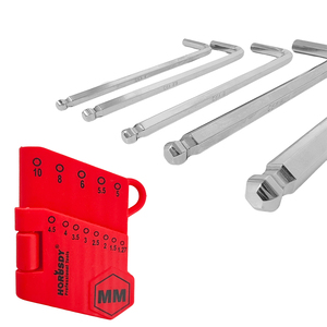 Industrial Grade CR-V Metric Imperial Star Head <strong>Ball</strong> <strong>End</strong> Long Arm Strength Helping L Handle <strong>Allen</strong> Wrench Hex <strong>Key</strong> <strong>Set</strong> Hand Tools - Product Image 5