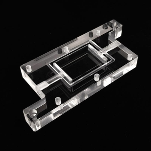 La luce di alta precisione guida i componenti di legame di diffusione resistenza chimica acrilico medicali pneumatici blocco collettori - Product Image 2