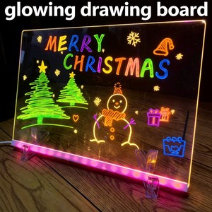 Tablette numérique à écran LED effaçable 7 couleurs pour enfants, jouet éducatif et outil d'enseignement <span class=keywords><strong>en</strong></span> <span class=keywords><strong>ligne</strong></span>, pour messages et écriture quotidienne DIY - Product Image 2