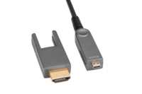 Harga Murah kabel HDMI hitam ke HDMI konektor ganda Terbaik 4K 18Gbps kabel HDMI ramping untuk Monitor proyektor TV Hd