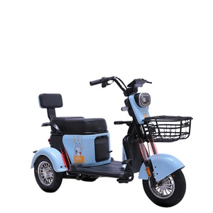 Nuevo <span class=keywords><strong>Triciclo</strong></span> Eléctrico Pequeño para Adultos, Scooter Familiar para Mujeres, Vehículo Eléctrico de Tres Ruedas para Niños y Ancianos - Product Image 2