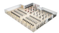 Pack d'équipement de fitness Cross Fit : Tapis roulant incurvé pour entraînement cardio complet et sport aérobie, équipement de salle de sport commercial pour les athlètes des jeux Hyrox