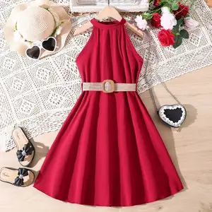 Mùa hè 8 9 10 11 tuổi tuổi bán buôn trẻ em bên áo quần thiếu niên cô gái tuổi teen quần áo trẻ em Dresses